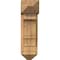 Ekena Millwork Balboa Arts and Crafts Smooth Bracket w/ Offset Brace, Western Red Cedar, 7 1/2"W x 18"D x 26"H BKT0806X18X26BOA03SWR - alternate 3